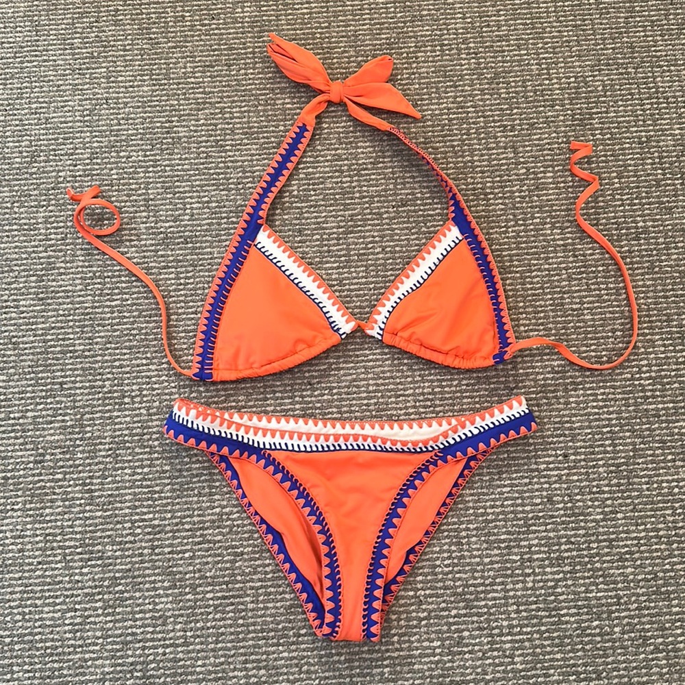 Orange bikini